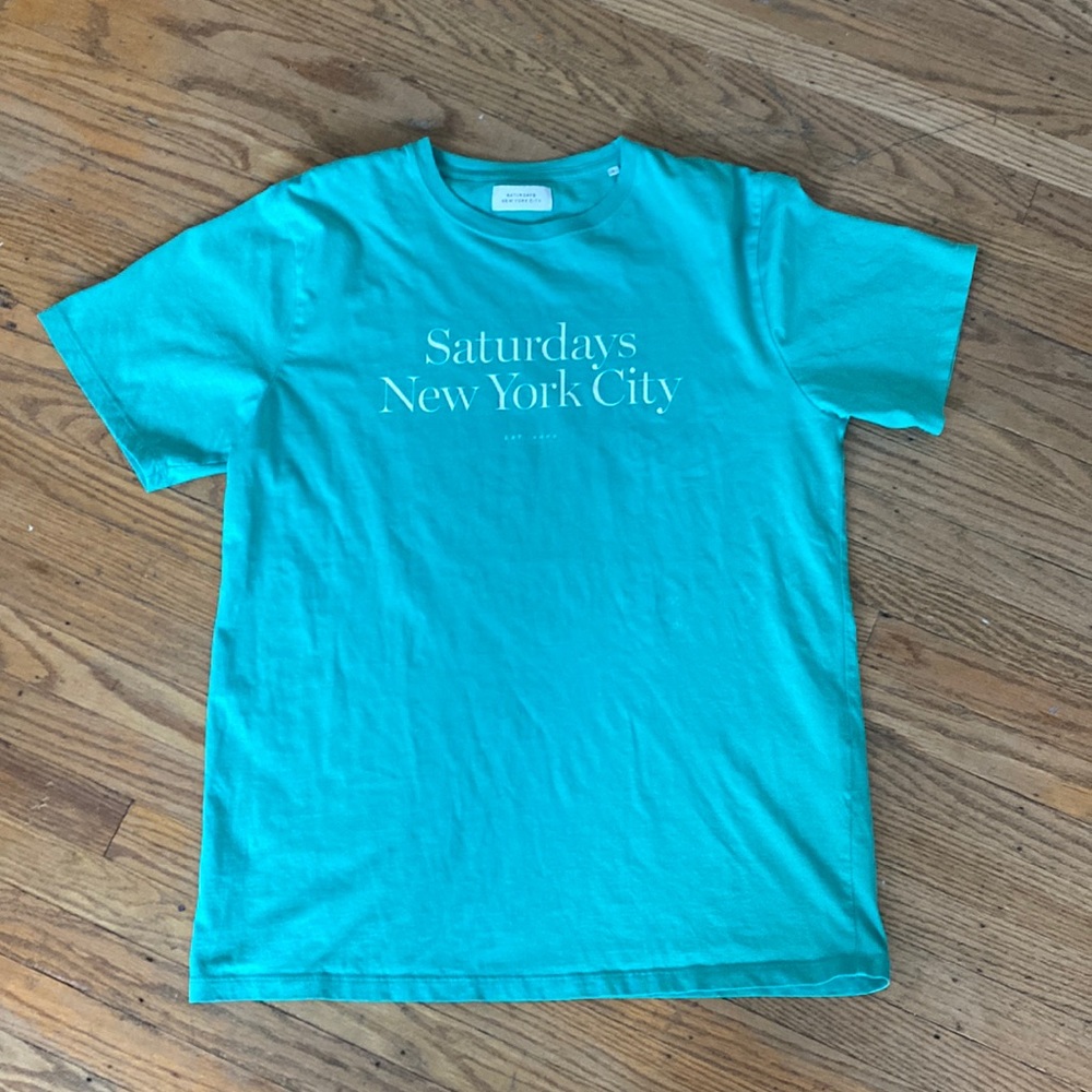 Saturdays New York City graphic t-shirt size L.
